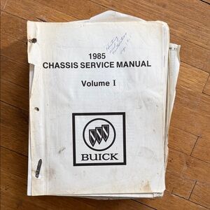 1985 Buick Chassis Service Manual